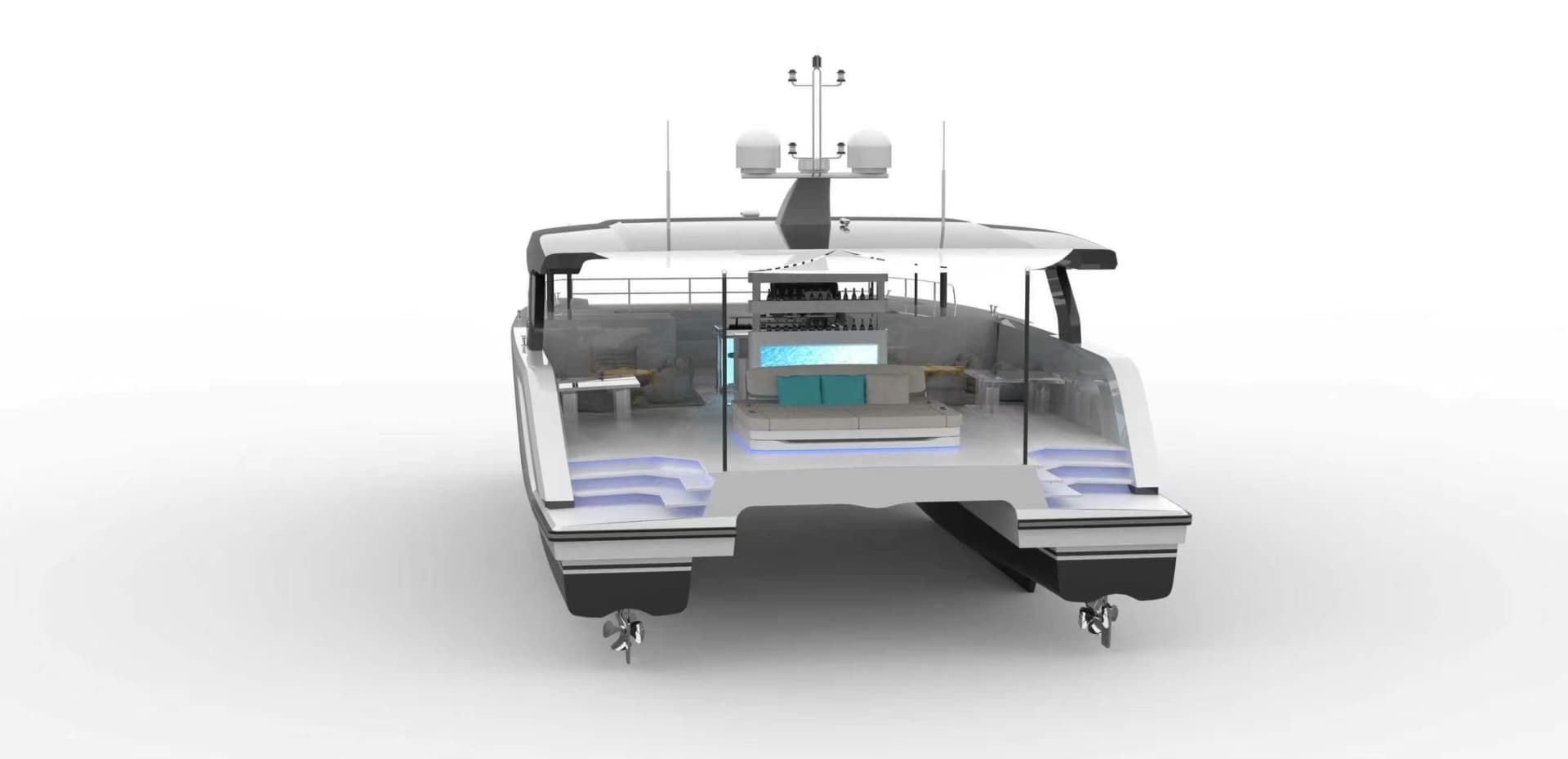2027 Diamond Yachts P55 Power Catamaran photo 10
