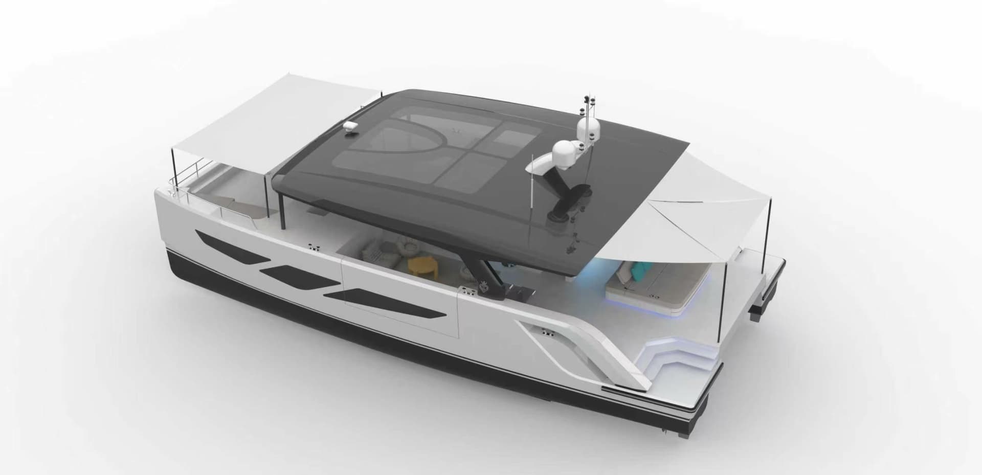 2027 Diamond Yachts P55 Power Catamaran photo 8