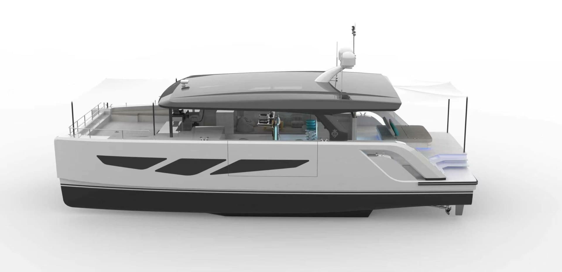2027 Diamond Yachts P55 Power Catamaran photo 7