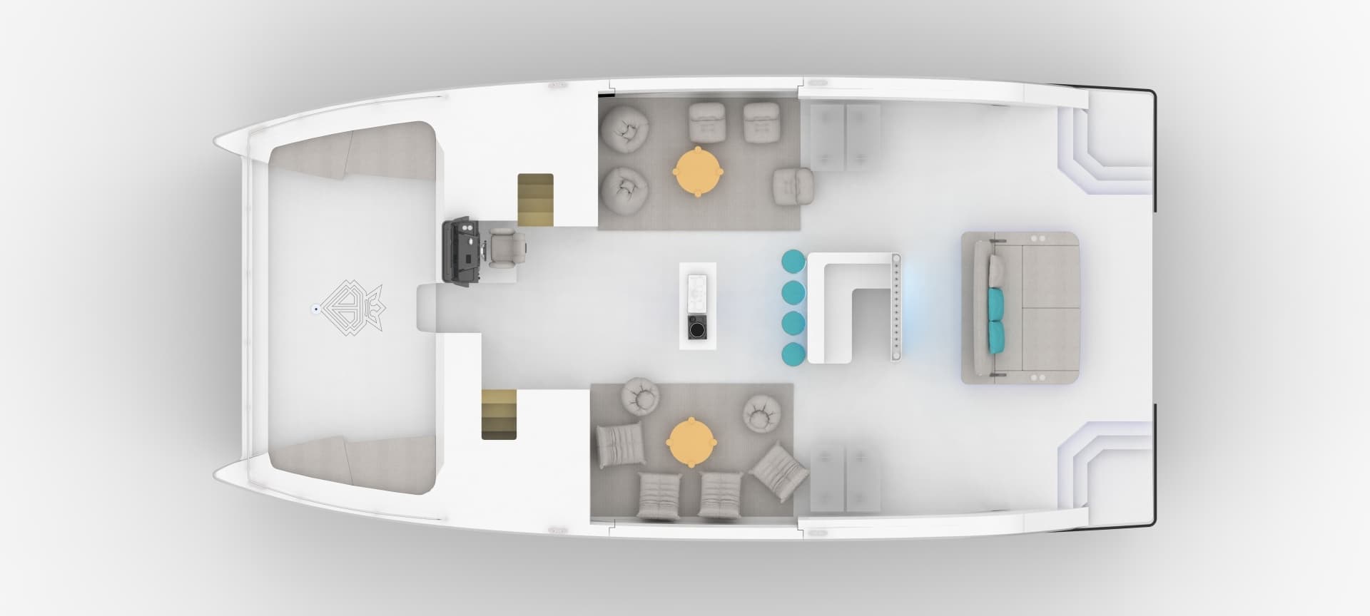 2027 Diamond Yachts P55 Power Catamaran photo 14