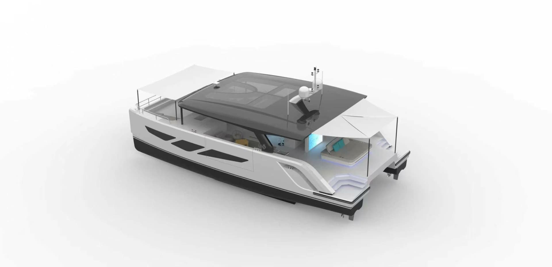 2027 Diamond Yachts P55 Power Catamaran photo 5