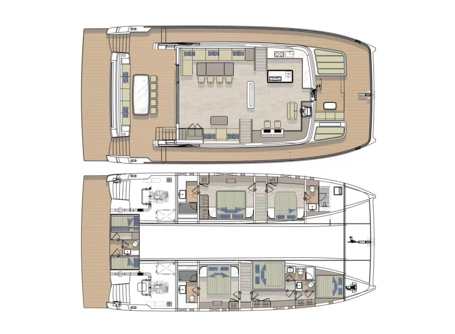 2026 Diamond Yachts EF66 Power Catamaran photo 30